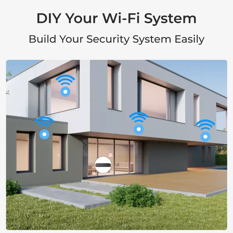Reolink NVS12W 12 kanalų Wi-Fi 6 tinklo vaizdo registratorius 16MP, su 2TB kietuoju disku