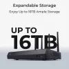 Reolink NVS12W 12 kanalų Wi-Fi 6 tinklo vaizdo registratorius 16MP, su 2TB kietuoju disku