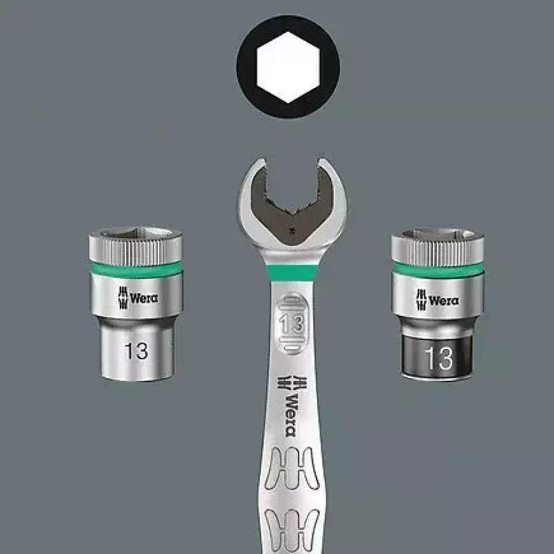 Wera 6005 Joker 4 Set 1 dvigubų atvirų veržliarakčių rinkinys, 4 vnt.