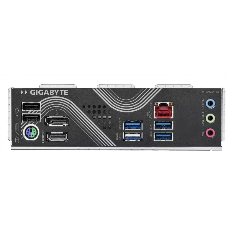 GIGABYTE B860M EAGLE pagrindinė plokštė – Intel Core Ultra procesoriams, 6+1+2+1 fazių VRM, iki 9066MHz DDR5, 1xPCIe 5.0 + 1xPCIe 4.0 M.2, 2.5GbE LAN, USB 3.2 Gen 1