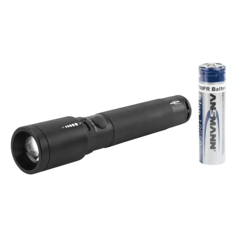 LED žibintuvėlis Ansmann T400FR juodas IPX4 5W 400lm
