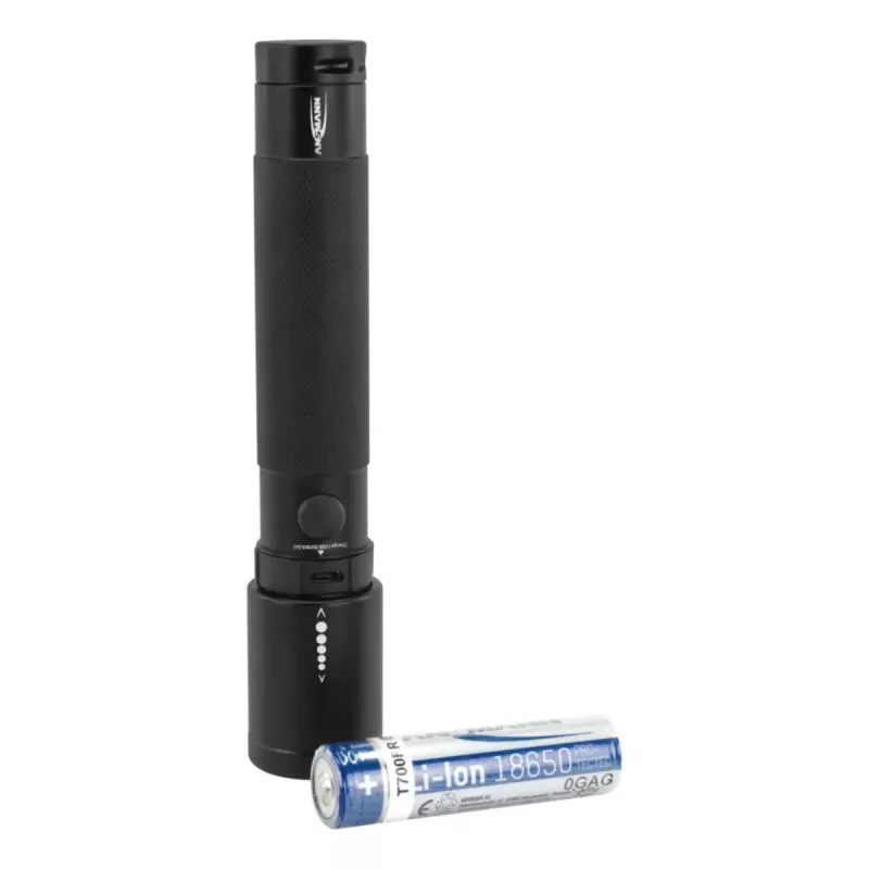 LED žibintuvėlis Ansmann T400FR juodas IPX4 5W 400lm