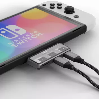 Satechi ST-HXRSDM USB-C dokas su 100 W PD ir MicroSD skaitytuvu, pilka
