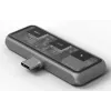 Satechi ST-HXRSDM USB-C dokas su 100 W PD ir MicroSD skaitytuvu, pilka