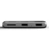 Satechi ST-HXRSDM USB-C dokas su 100 W PD ir MicroSD skaitytuvu, pilka