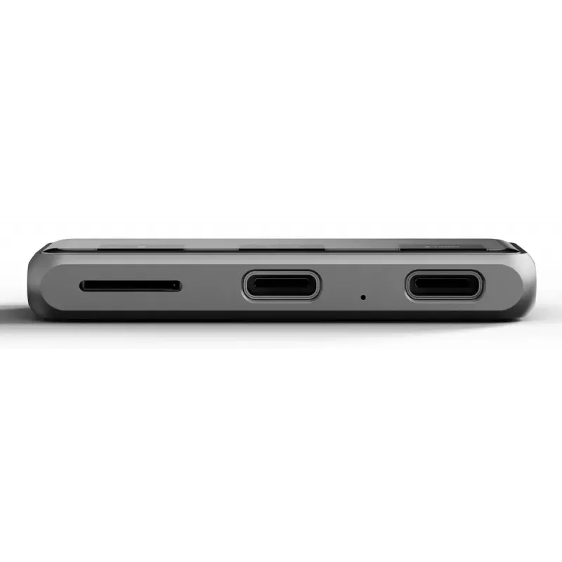 Satechi ST-HXRSDM USB-C dokas su 100 W PD ir MicroSD skaitytuvu, pilka