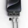Satechi ST-HXRSDM USB-C dokas su 100 W PD ir MicroSD skaitytuvu, pilka