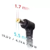Nešiojamojo kompiuterio maitinimo adapteris Akyga AK-ND-12 90W 19V 4.74A AC-DC, 100–250V įėjimas, juodas
