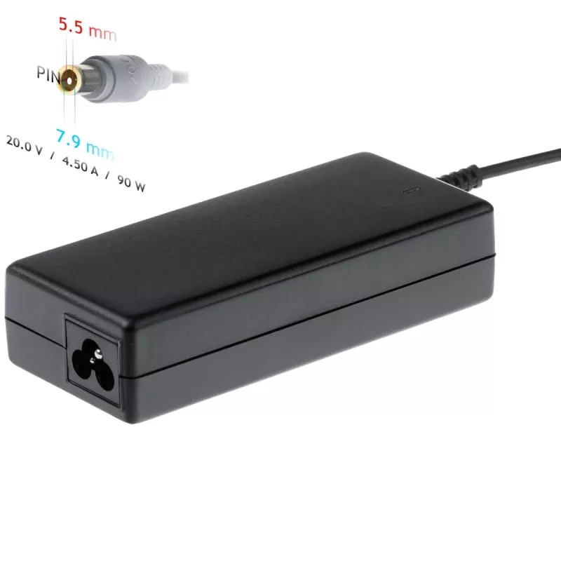 Akyga AK-ND-18 įkroviklis Lenovo nešiojamiesiems kompiuteriams, 90 W, 20 V / 4,5 A, 7,9 x 5,5 mm su kaiščiu