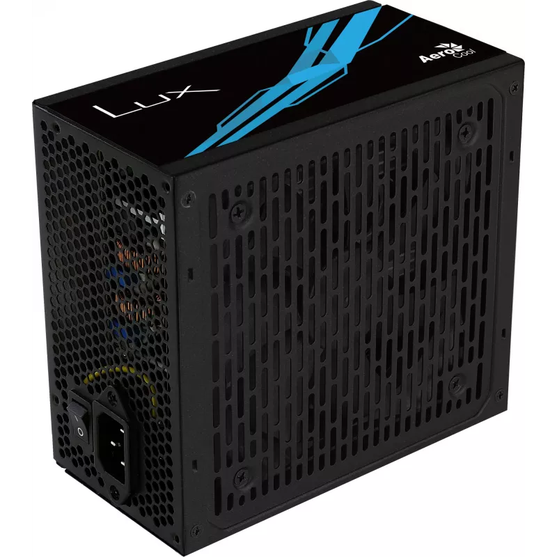 Aerocool LUX850 maitinimo blokas 850W 80 Plus Bronze 230V 88% efektyvumas juodas