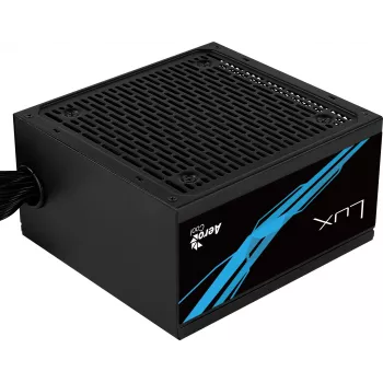 Aerocool LUX850 maitinimo blokas 850W 80 Plus Bronze 230V 88% efektyvumas juodas