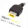 Akyga AK-ND-42 automobilinis maitinimo adapteris Lenovo nešiojamiesiems kompiuteriams, 90 W, 20 V / 4,5 A, Slim Tip, 12 V įėjimas