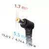 AKYGA AK-ND-43 nešiojamojo kompiuterio maitinimo adapteris – 19V/4,74A, 90W, 5,5*1,7 mm kištukas