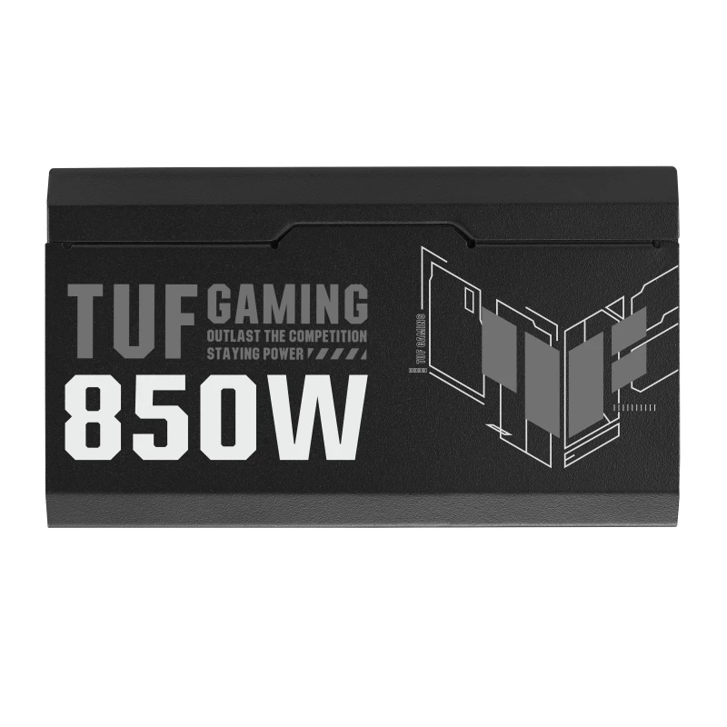 ASUS TUF Gaming 850W Gold maitinimo blokas 24-pin ATX ATX Juodas