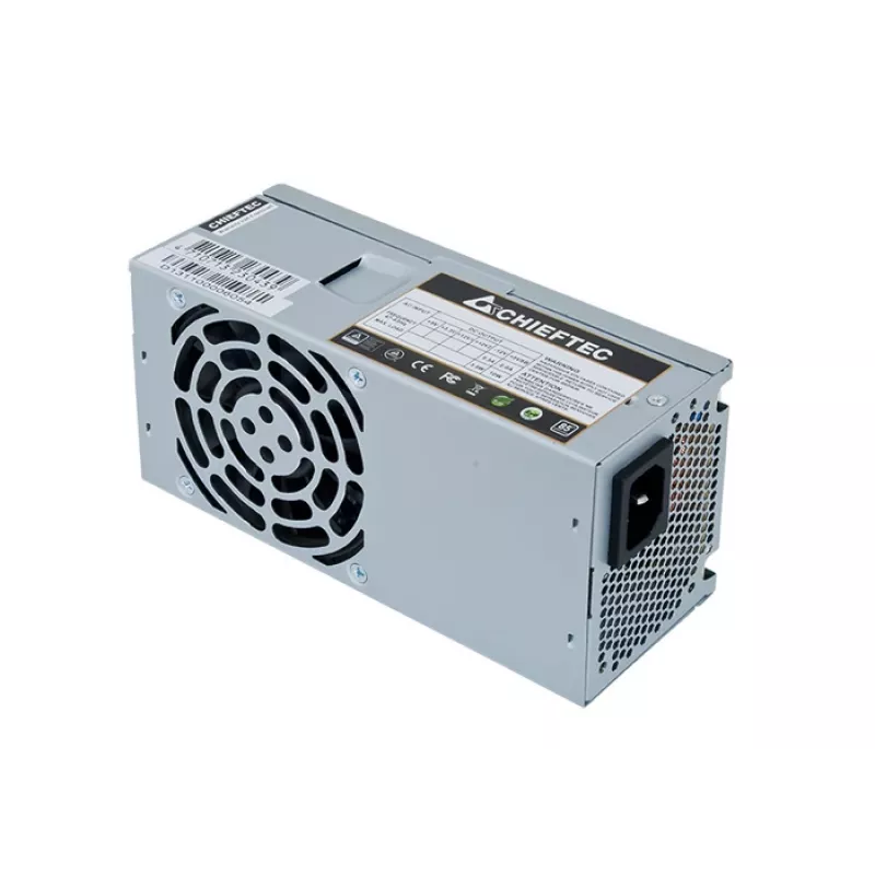 Maitinimo šaltinis CHIEFTEC GPF-350P TFX 350W, 20+4 pin ATX, 80 mm ventiliatorius, 85% efektyvumas, aktyvus PFC
