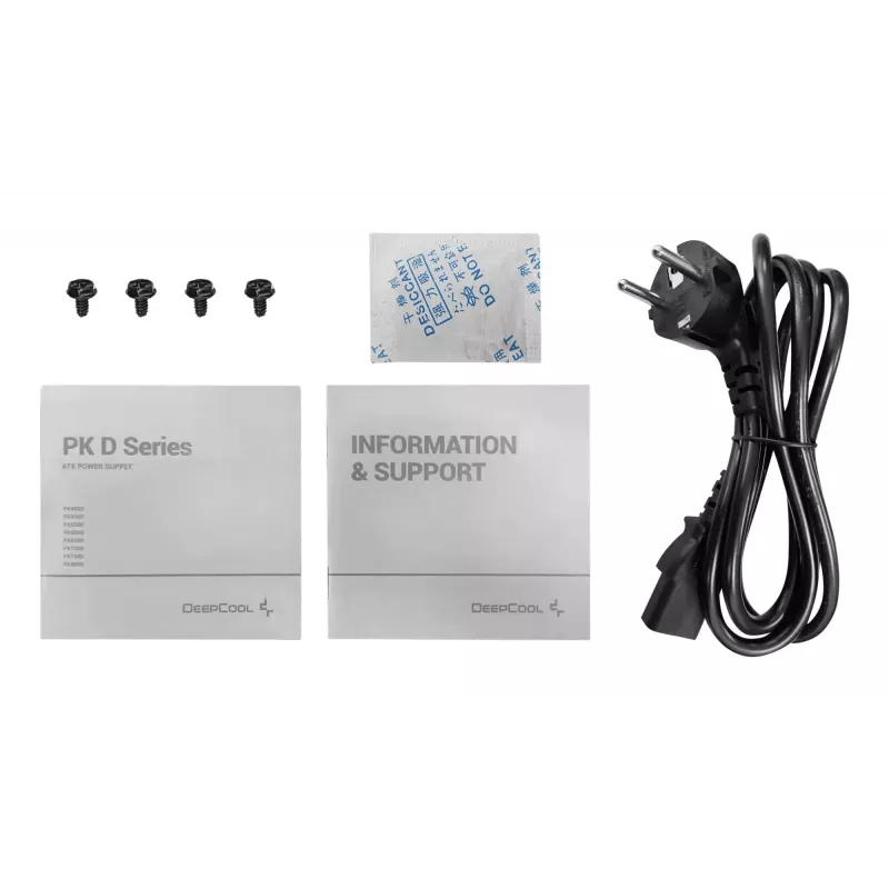 Maitinimo blokas DeepCool PK650D 650W 20+4 pin ATX, 80 PLUS Bronze, 120 mm ventiliatorius, Nemodulinis, Juodas