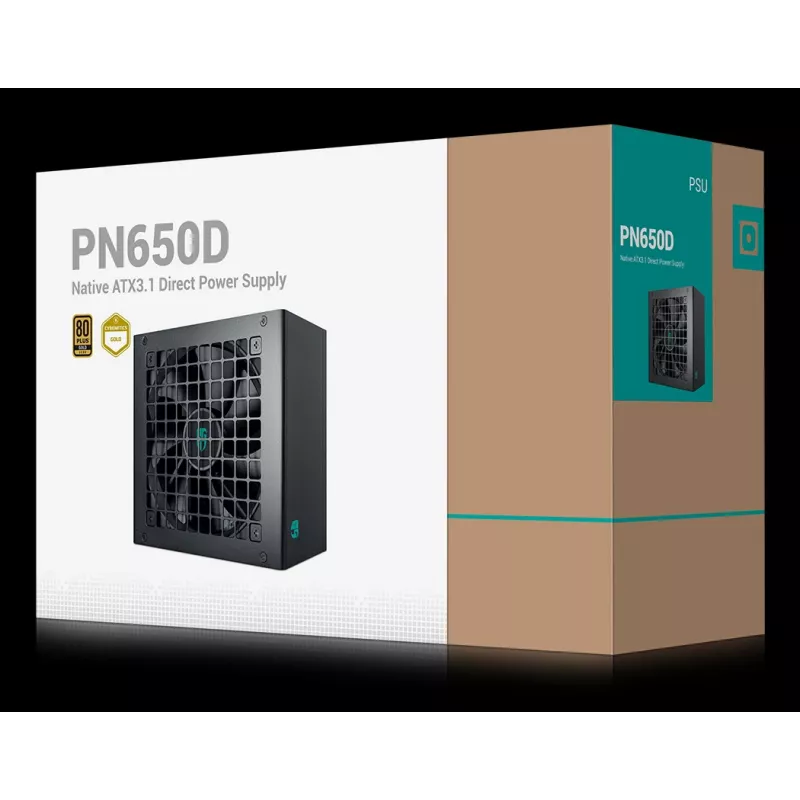 DeepCool Gamer Storm PN650D maitinimo blokas 650 W 20+4 pin ATX ATX juodas