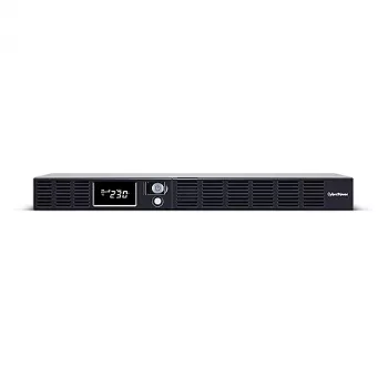 Nepertraukiamo maitinimo šaltinis (UPS) CYBERPOWER OR600ERM1U – 0.6 kVA / 360 W, 6x C13 lizdai, AVR, LCD, sidabrinis, 1U