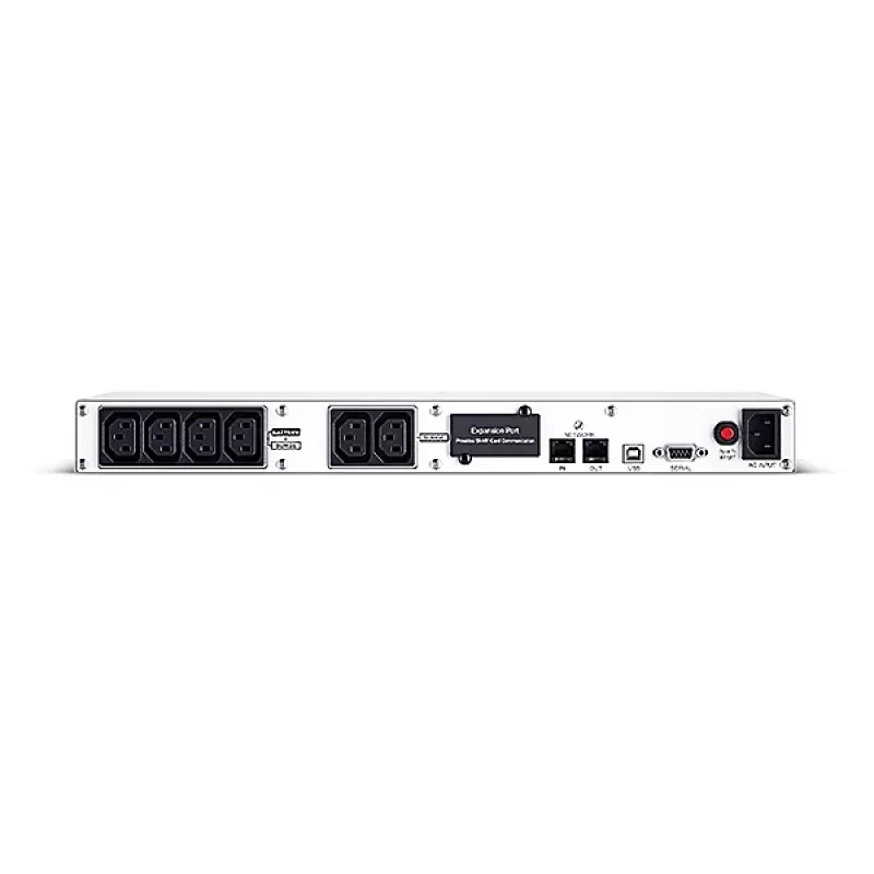 Nepertraukiamo maitinimo šaltinis (UPS) CYBERPOWER OR600ERM1U – 0.6 kVA / 360 W, 6x C13 lizdai, AVR, LCD, sidabrinis, 1U