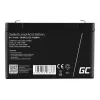 Green Cell AGM40 akumuliatorius UPS – VRLA AGM 6V 14Ah, sandarus švino rūgšties, 94×50×151 mm, 1,8 kg