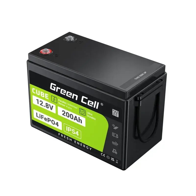 UPS baterija Green Cell LFPGC12V200AH LiFePO4 12,8V 200Ah, 395×195×275 mm, 20,5 kg