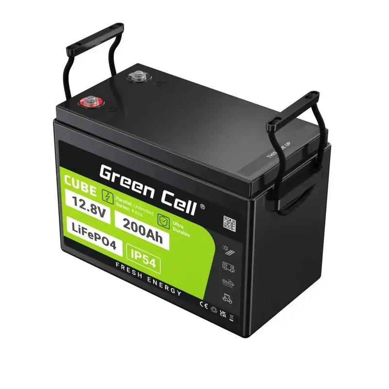UPS baterija Green Cell LFPGC12V200AH LiFePO4 12,8V 200Ah, 395×195×275 mm, 20,5 kg