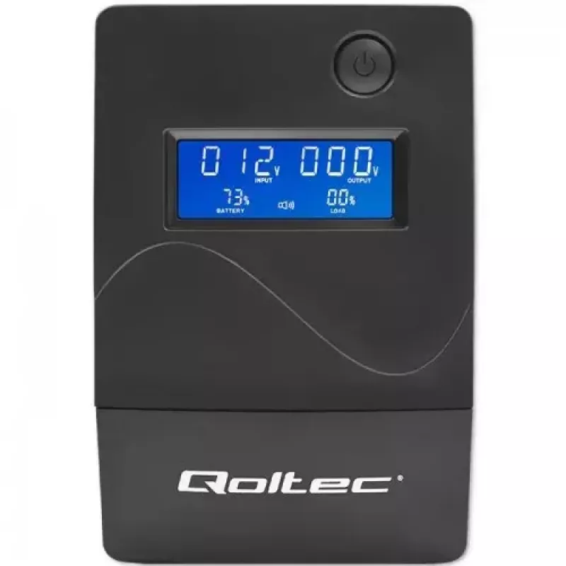 Nepertraukiamo maitinimo šaltinis Qoltec Monolith 0,85 kVA 480 W 2 AC lizdai