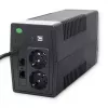 Nepertraukiamo maitinimo šaltinis Qoltec Monolith 0,85 kVA 480 W 2 AC lizdai