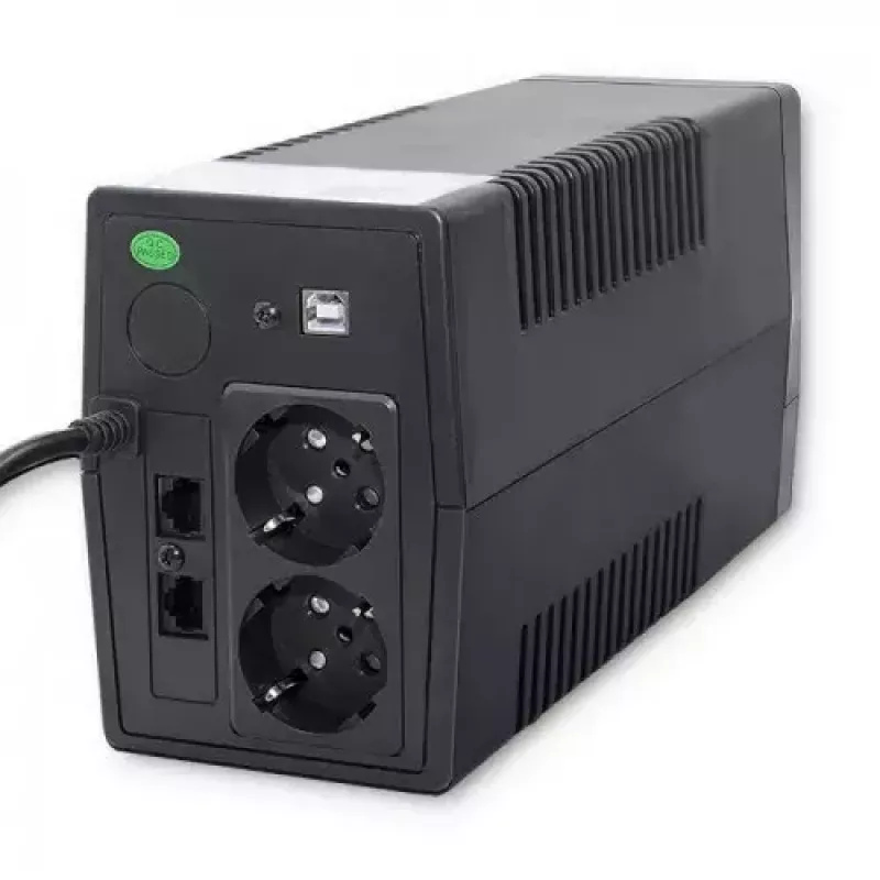 Nepertraukiamo maitinimo šaltinis Qoltec Monolith 0,85 kVA 480 W 2 AC lizdai
