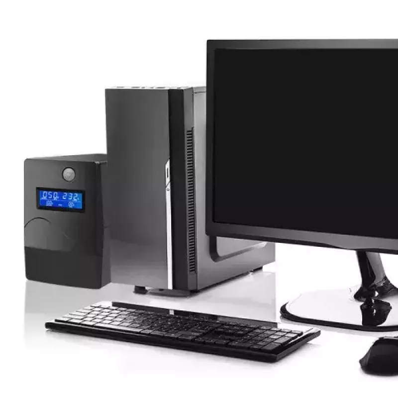 Nepertraukiamo maitinimo šaltinis Qoltec Monolith 0,85 kVA 480 W 2 AC lizdai