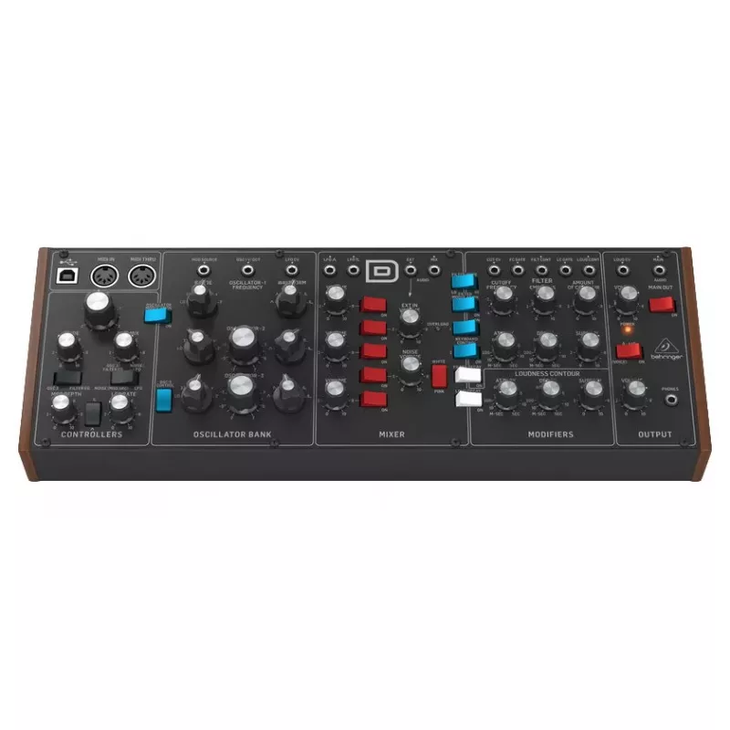 Sintezatorius Behringer Model D Juodas