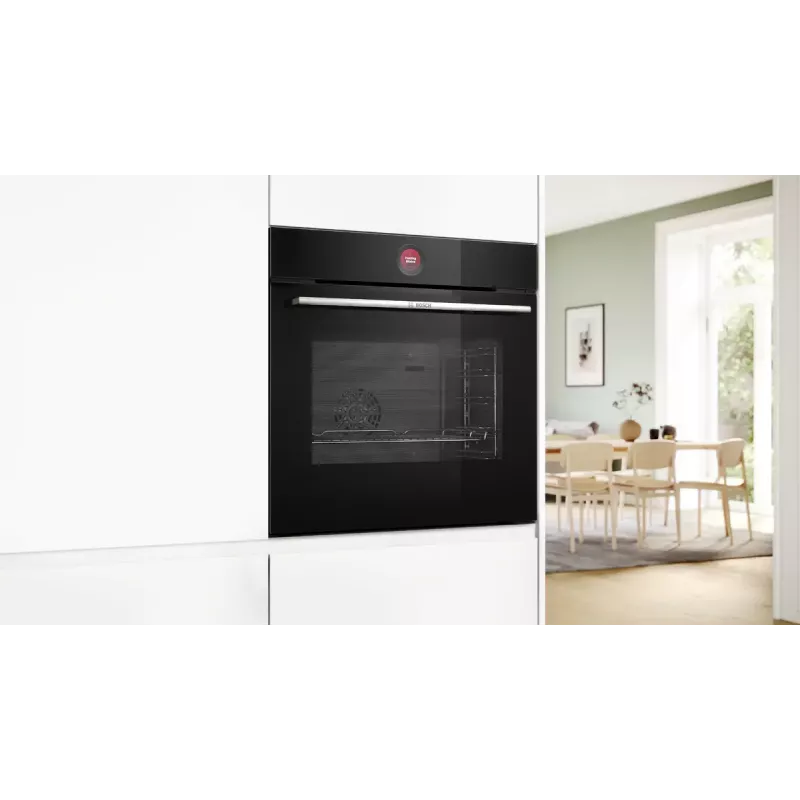 Įmontuojama elektrinė orkaitė Bosch Serie 8 HBG7341B2 – 71 L, 3600 W, liečiamas valdymas, juoda