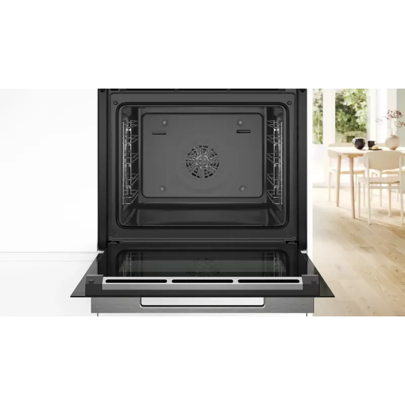 Įmontuojama elektrinė orkaitė Bosch Serie 8 HBG7341B2 – 71 L, 3600 W, liečiamas valdymas, juoda