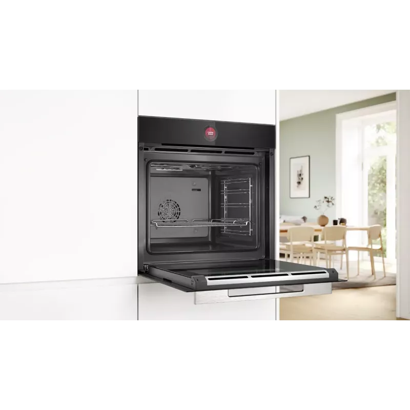 Įmontuojama elektrinė orkaitė Bosch Serie 8 HBG7341B2 – 71 L, 3600 W, liečiamas valdymas, juoda