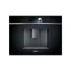 Siemens iQ700 CT718L1B0 įmontuojamas espreso aparatas – 2,4 L vandens bakas, 19 bar, malūnėlis ir pieno putotojas, TFT ekranas, juodas
