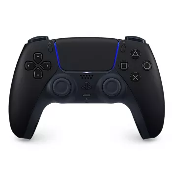 Žaidimų pultas Sony DualSense V2 juodas – belaidis / Bluetooth 5.1 ir USB-C, įmontuota baterija, haptika, giroskopas, jutiklinė plokštė, ausinių lizdas