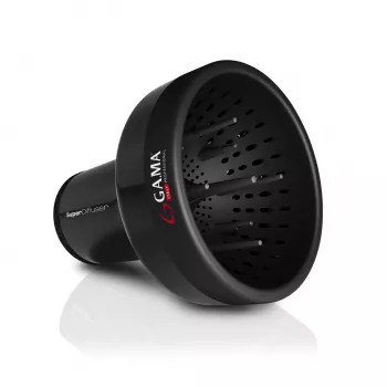Difuzorinis antgalis GA.MA Universal Super Diffuser juodas Ø150×180 mm plaukų džiovintuvams