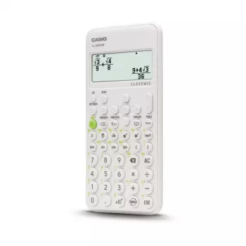 Mokslinis skaičiuotuvas CASIO ClassWiz FX-350EX kišeninis – 16 skaitmenų, 2 eilučių ekranas, maitinamas baterija, pilka spalva, kišeninis dydis