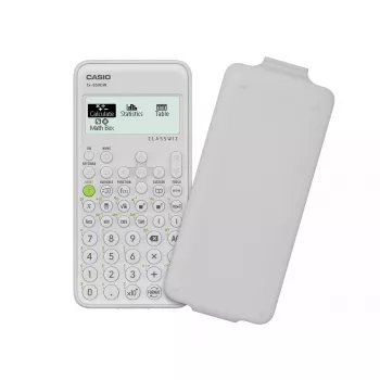 Mokslinis skaičiuotuvas CASIO ClassWiz FX-350EX kišeninis – 16 skaitmenų, 2 eilučių ekranas, maitinamas baterija, pilka spalva, kišeninis dydis