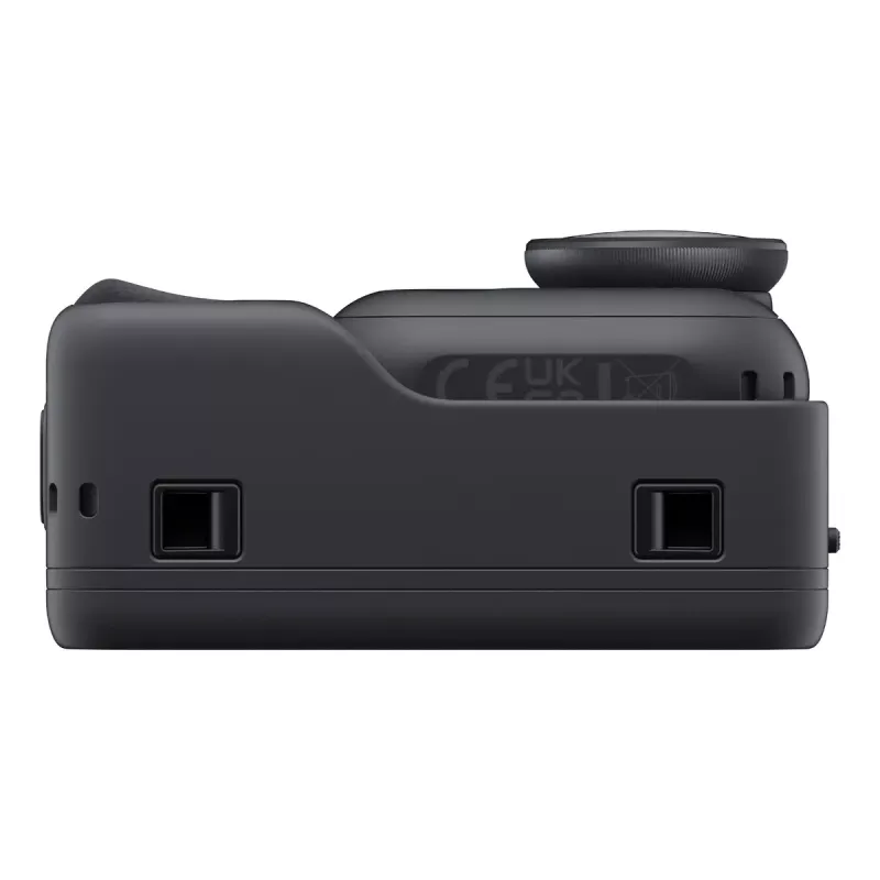 Veiksmo kamera Insta360 GO Ultra Standard Black – 4K itin didelės raiškos, 1/1.28 colio jutiklis, 240 kadrų per sekundę, belaidis ryšys, įmontuotas ekranas, „MicroSD“, 52,9 g