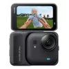 Veiksmo kamera Insta360 GO Ultra Standard Black – 4K itin didelės raiškos, 1/1.28 colio jutiklis, 240 kadrų per sekundę, belaidis ryšys, įmontuotas ekranas, „MicroSD“, 52,9 g