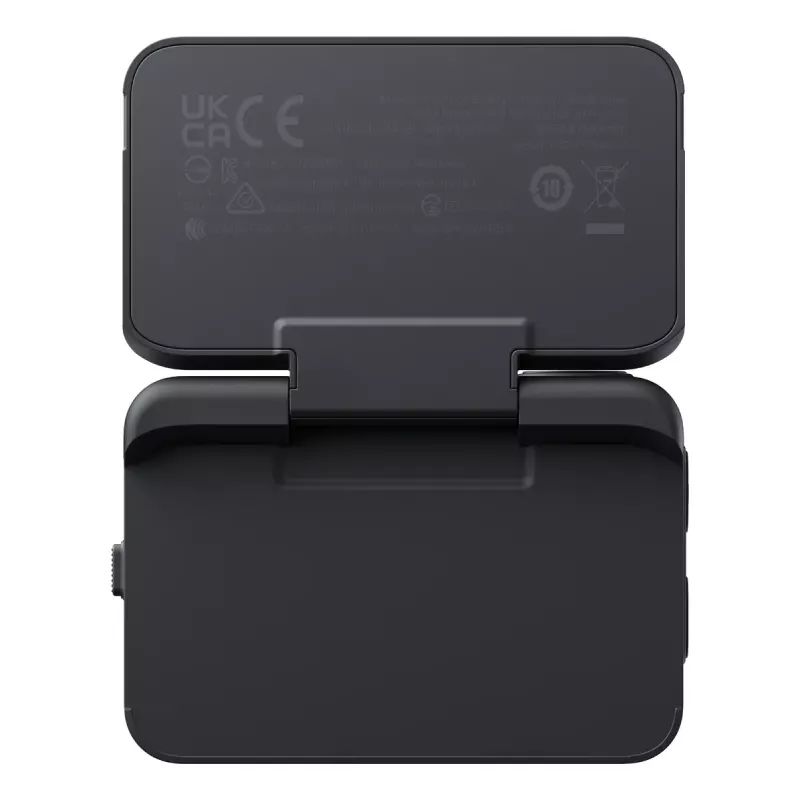 Veiksmo kamera Insta360 GO Ultra Standard Black – 4K itin didelės raiškos, 1/1.28 colio jutiklis, 240 kadrų per sekundę, belaidis ryšys, įmontuotas ekranas, „MicroSD“, 52,9 g