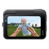 Veiksmo kamera Insta360 GO Ultra Standard Black – 4K itin didelės raiškos, 1/1.28 colio jutiklis, 240 kadrų per sekundę, belaidis ryšys, įmontuotas ekranas, „MicroSD“, 52,9 g