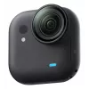 Veiksmo kamera Insta360 GO Ultra Standard Black – 4K itin didelės raiškos, 1/1.28 colio jutiklis, 240 kadrų per sekundę, belaidis ryšys, įmontuotas ekranas, „MicroSD“, 52,9 g