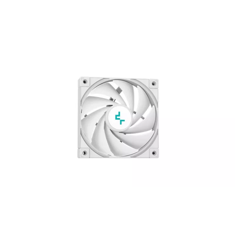 Skysčio aušintuvas DeepCool LT520 WH, baltas, 240 mm radiatorius, 2x120 mm FDB ventiliatoriai, PWM, LGA/AM4/AM5/sTR4 palaikymas