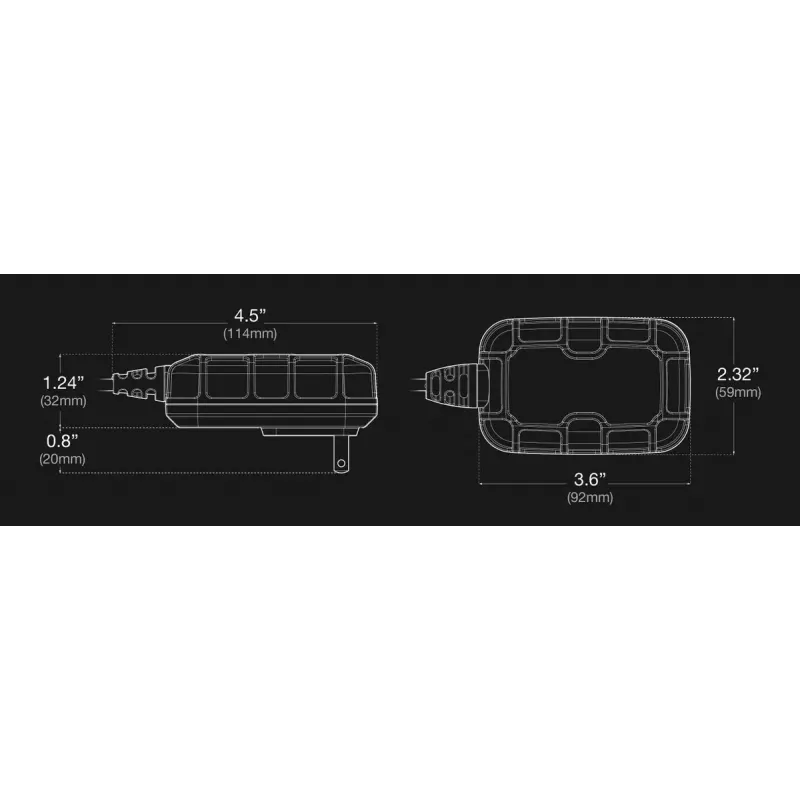 Automatinis akumuliatoriaus įkroviklis NOCO GENIUS1EU 1A, 12V švino rūgšties ir ličio baterijoms, kompaktiškas