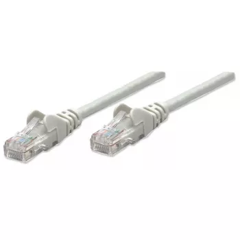 Patch laidas INTELLINET Cat5e U/UTP 3 m, pilkas, CCA, RJ-45–RJ-45, 350 MHz