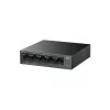 Nevaldomas TP‑LINK LS105P jungiklis, 5x Fast Ethernet (10/100) prievadai, 4x PoE prievadai, 1 Gbit/s perjungimo talpa, be ventiliatoriaus, juodas