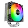 Oro aušintuvas TACENS Mars Gaming MCPU-X4ARGB – 120 mm ARGB ventiliatorius, 4 šilumos vamzdeliai, TDP 220 W, PWM, LGA1200 palaikymas