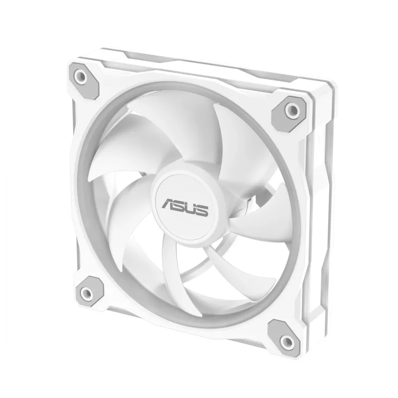 Ventiliatorius ASUS Prime MR120 ARGB White 120 mm švytinčio guolio korpuso ventiliatorius